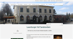 Desktop Screenshot of lauenburger-hof.de